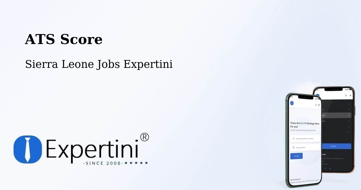 ATS Score - Sierra Leone Jobs Expertini
