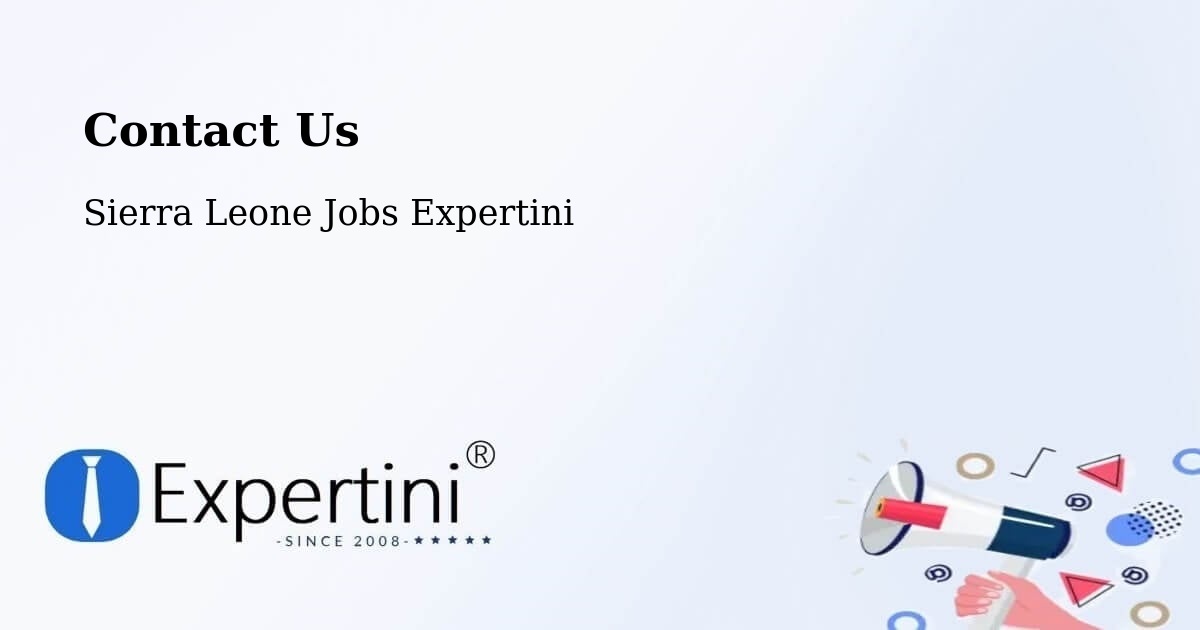 Contact Us - Sierra Leone Jobs Expertini