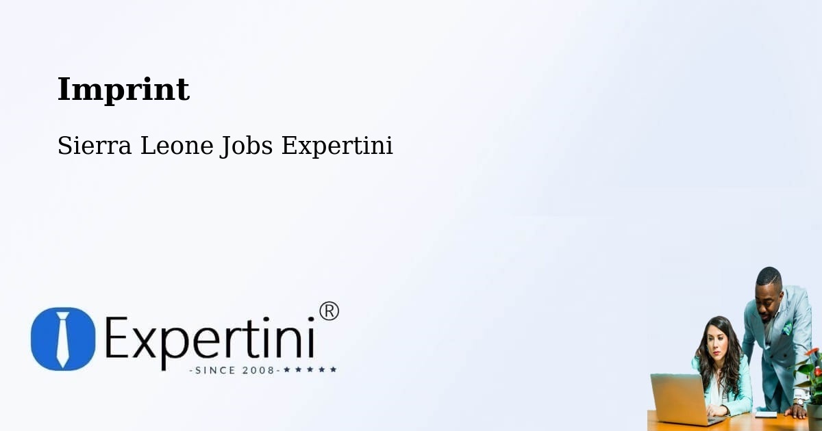 Imprint - Sierra Leone Jobs Expertini